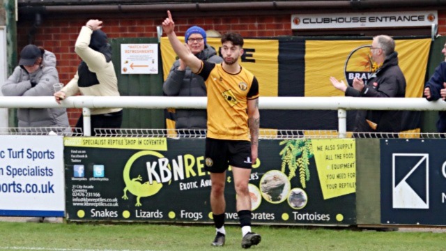 Ollie Hulbert celebrates