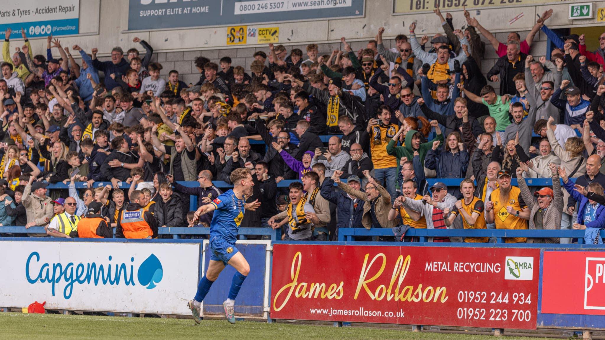 Williams goal at Telford POF