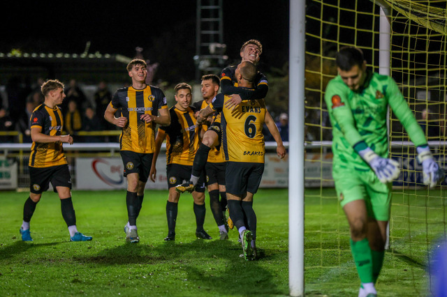 First goal celebrations Southport