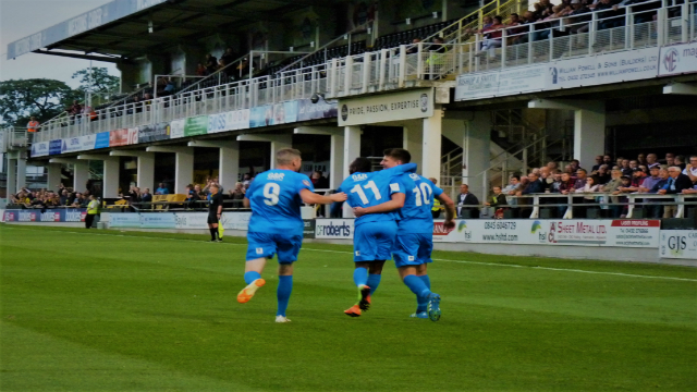 Goal celebs at Hereford